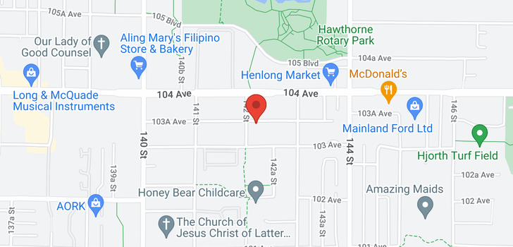 map of 14228 103A STREET